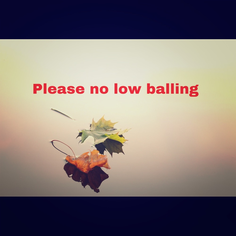 No low balling